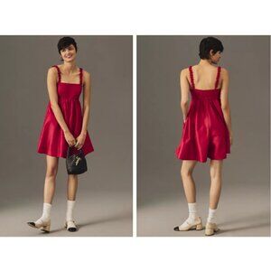 ANTHROPOLOGIE Hutch Sleeveless Rosette Romper